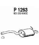 FENNO STEEL - P1263 - Глушитель AUDI A4 (8E2, B6) 1.9TDI 01-04